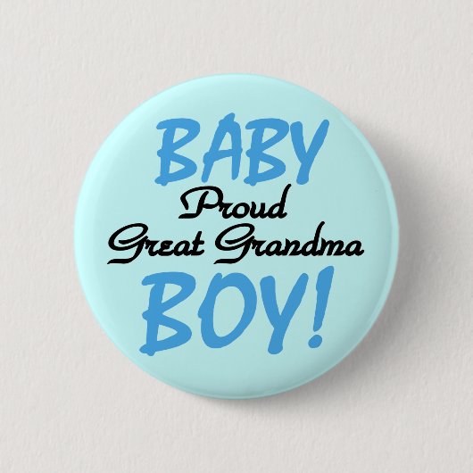 Stolze große Großmutter-Baby-T-Shirts und Button (Vorderseite)