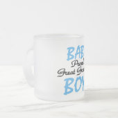 Stolze große Großmutter-Baby-T-Shirts und Mattglastasse (Vorderseite Links)