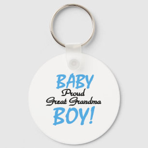 Stolze große Großmutter-Baby-T-Shirts und Schlüsselanhänger