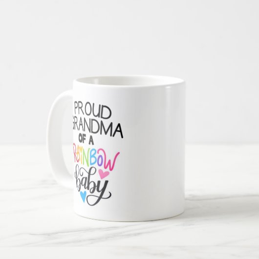 Stolze Großmutter einer Kaffeetasse (Vorderseite Links)