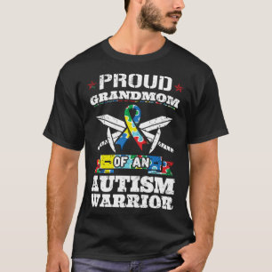 Stolze Großmutter eines Autismus Kriegerin Kanner T-Shirt