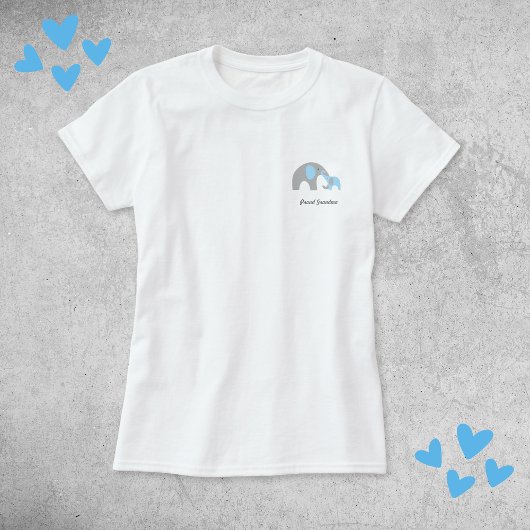 Stolze Großmutter Grandson ZOLLBARE Formulierung T-Shirt