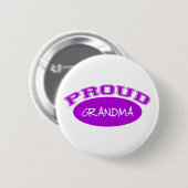 Stolze Großmutter (lila) Button (Vorne & Hinten)