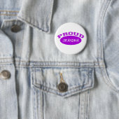 Stolze Großmutter (lila) Button (Beispiel)