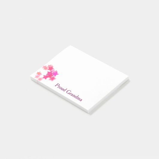 Stolze Großmutter-Post-Itanmerkungen Post-it Klebezettel (angewinkelt)