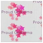 Stolze Großmutter Stoff (Nahaufnahme)