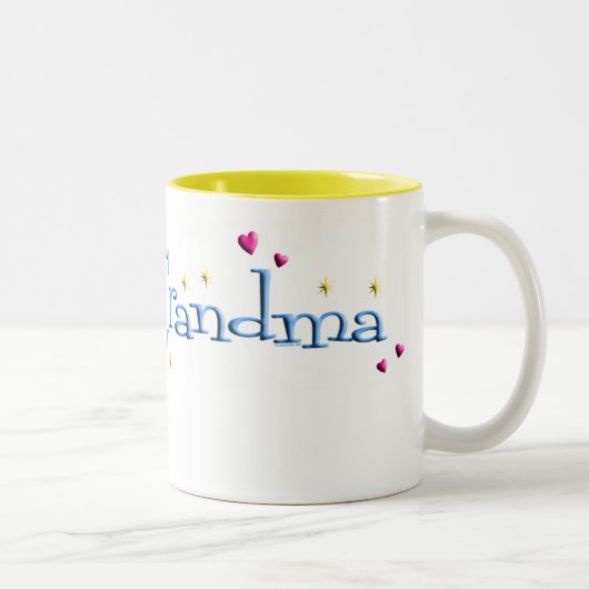 Stolze Großmutter-Tasse Zweifarbige Tasse (Rechts)