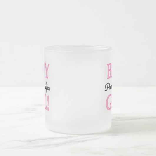 Stolze Großvater-Baby-Mädchen-T - Shirts und Mattglastasse (Mittel)