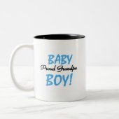 Stolze Großvater-Baby-T-Shirts und Geschenke Zweifarbige Tasse (Links)