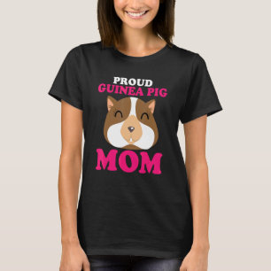 Stolze Guinea Schweinefleisch Mama Furche Kartoffe T-Shirt
