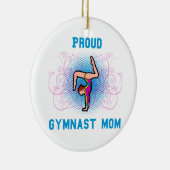 Stolze Gymnast-Mama Keramik Ornament (Rechts)