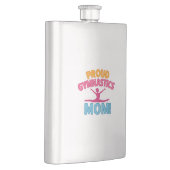 Stolze Gymnastik-Mutter Flachmann (Rechts)