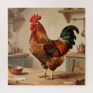 Stolze Hahn Farmhouse Küche Puzzle
