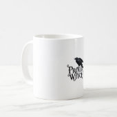 Stolze Hexe Kaffeetasse (Vorderseite Links)