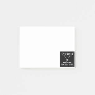 Stolze Hockey-Mama Postit Notes Post-it Klebezettel