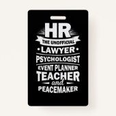 Stolze Humanressourcen Ausweis (Vorderseite)