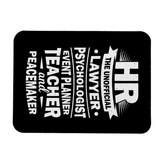 Stolze Humanressourcen Magnet (Horizontal)