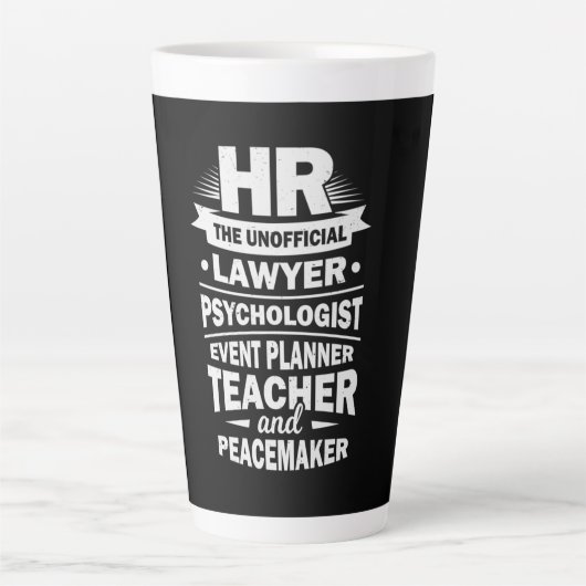 Stolze Humanressourcen Milchtasse (Vorderseite)