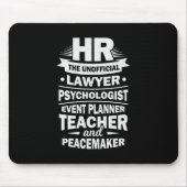 Stolze Humanressourcen Mousepad (Vorne)