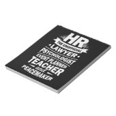 Stolze Humanressourcen Notizblock (Rotiert)