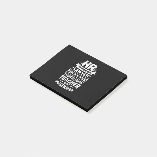 Stolze Humanressourcen Post-it Klebezettel (angewinkelt)