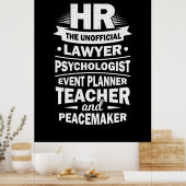 Stolze Humanressourcen Poster (Küche)