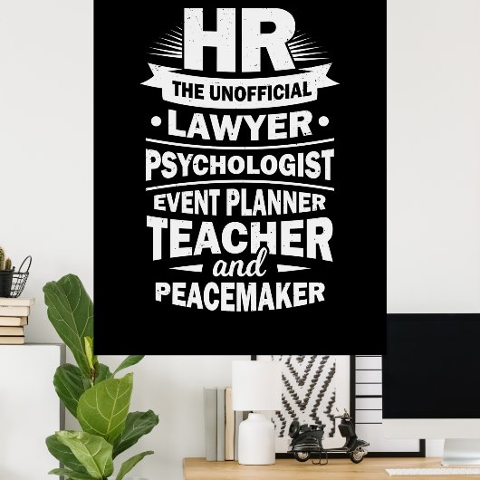 Stolze Humanressourcen Poster (Heimbüro)