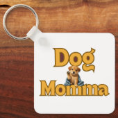 Stolze Hunde-Mama Muttertag Schlüsselanhänger (Vorderseite)