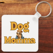 Stolze Hunde-Mama Muttertag Schlüsselanhänger (Rückseite)