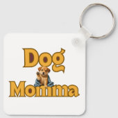 Stolze Hunde-Mama Muttertag Schlüsselanhänger (Rückseite)