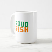 Stolze Iren Kaffeetasse (Vorderseite Links)