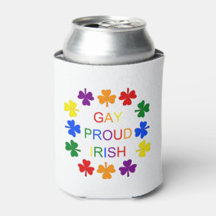 Stolze irische LGBT-Regenbogen-Shamrocks Dosenkühler