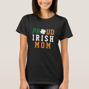 Stolze irische Mama Kleeblatt Clover Mother's Day T-Shirt