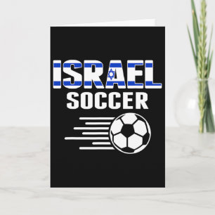 Stolze israelische Fußballfans Jersey - Unterstütz Karte