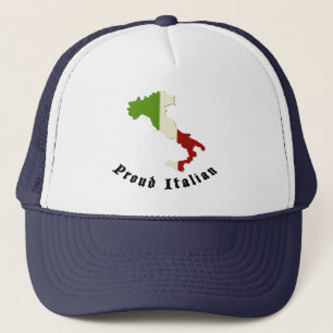 Stolze italienische Retro-LKW-Fahrer-Mütze Truckerkappe