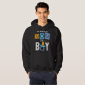 Stolze Junge Mutter, es ist ein Junge, der Mama Mo Hoodie (Vorne ganz)