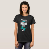 Stolze Junge Mutter Es ist ein Junge T-Shirt (Vorne ganz)