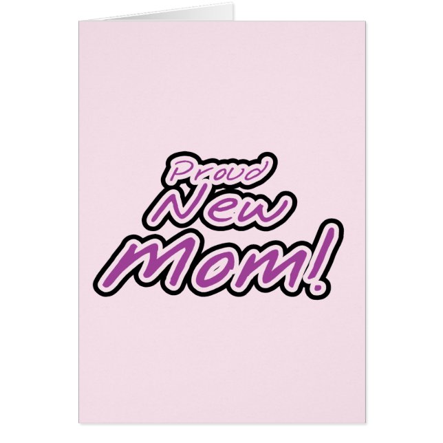 Stolze Junge Mutter Lila Textzüge und Geschenke (Vorne)