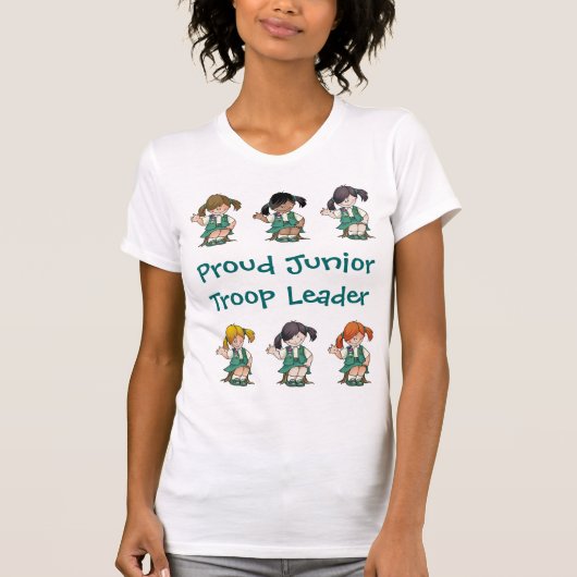 Stolze Juniortruppe-Führer-Jünger-Reihen T-Shirt (Vorderseite)