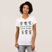 Stolze Juniortruppe-Führer-Jünger-Reihen T-Shirt (Vorne ganz)