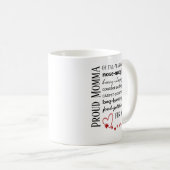 Stolze Katzen- und Hundemutter-Kaffeetasse Kaffeetasse (VorderseiteRechts)