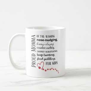 Stolze Katzen- und Hundemutter-Kaffeetasse Kaffeetasse
