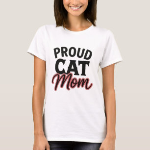 Stolze Katzenmutter Süße Katzenliebhaber Aussage T-Shirt