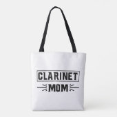 Stolze Klarinette-Mutter Musikliebhaber-Geschenk-D Tasche (Rückseite)