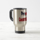 Stolze konservative Reise-Tasse Reisebecher (Vorderseite Links)