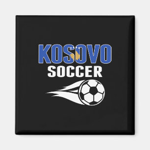 Stolze Kosovo-Fußballfans Jacke - Kosovarische Fuß Magnet