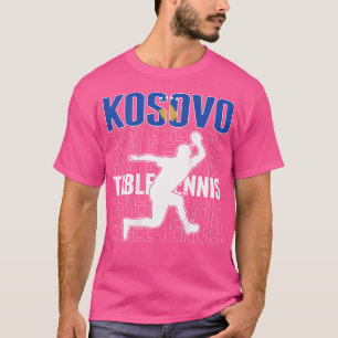 Stolze Kosovo-Tischtennis-Fans-Jacke kosovarische  T-Shirt