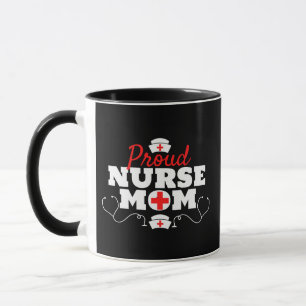 Stolze Krankenschwester Mama Tasse