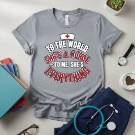 Stolze Krankenschwester Mutige Krankenschwester Eh T-Shirt