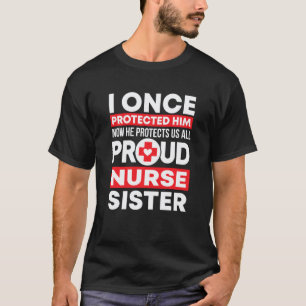 Stolze Krankenschwester Schwester Liebe Rn Bruder T-Shirt